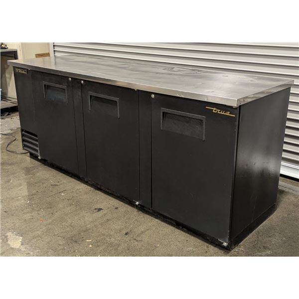 True TBB-4 90" Three Door Back Bar Cooler