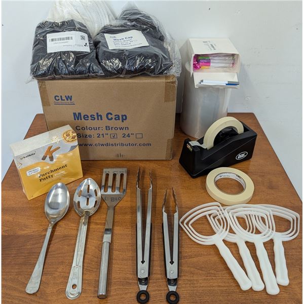 Misc Items - Mesh Caps, Utensils, Bone Scrapers, etc