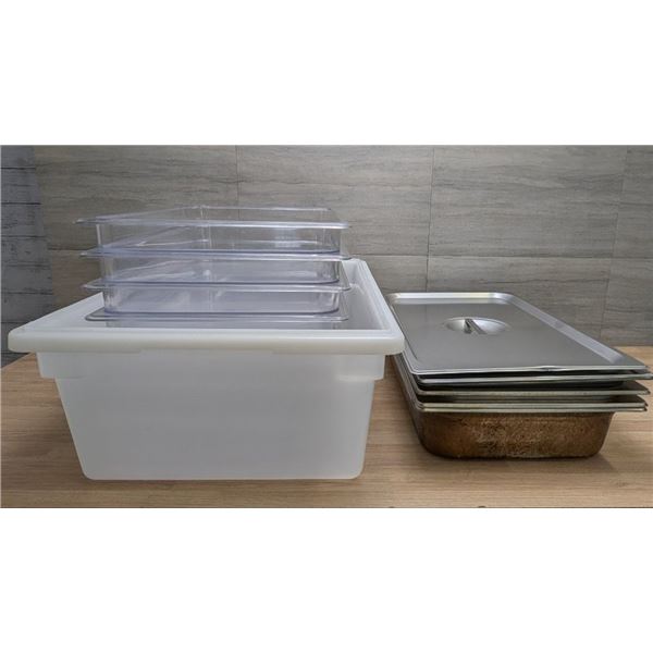 Assorted Containers & Inserts - Lot of 7pcs