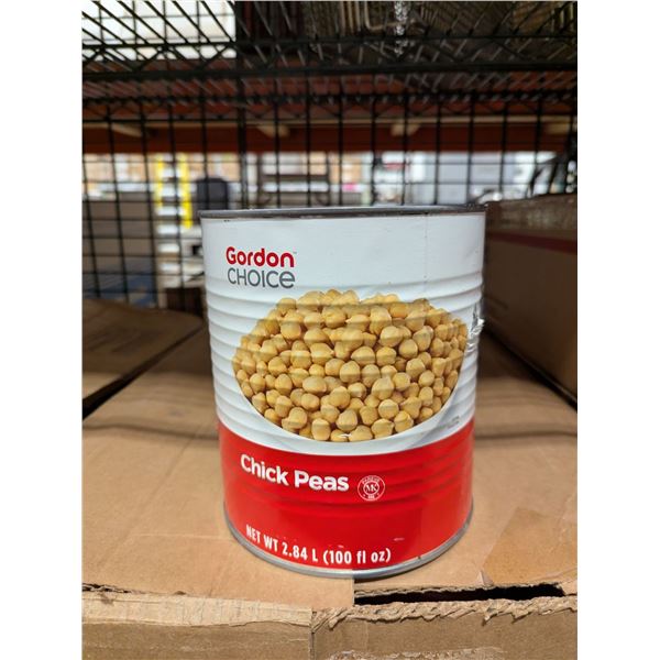 Gordon Choice Chick Peas, 2.84L - Lot of 6