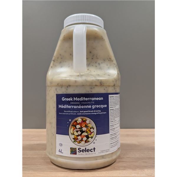 Select Greek Mediterranean Dressing, 4L - Lot of 2