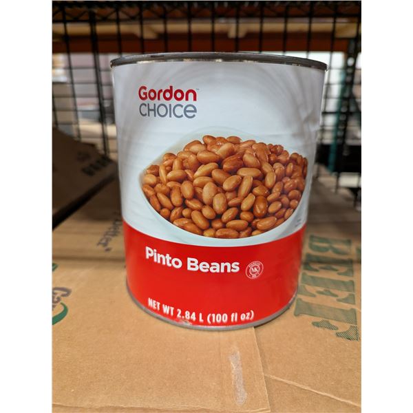 Gordon Choice Pinto Beans 2.84L - Lot of 6