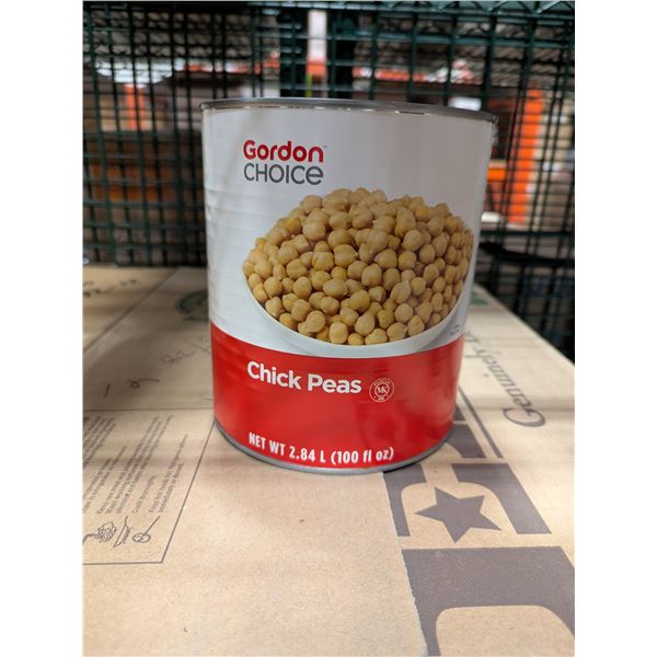 Gordon Choice Chick Peas, 2.84L - Lot of 5