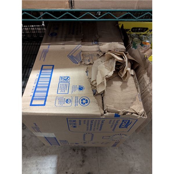 Tork DX 906E Interfold Napkin Natural 500sheet - Lot of 12 (1 case)