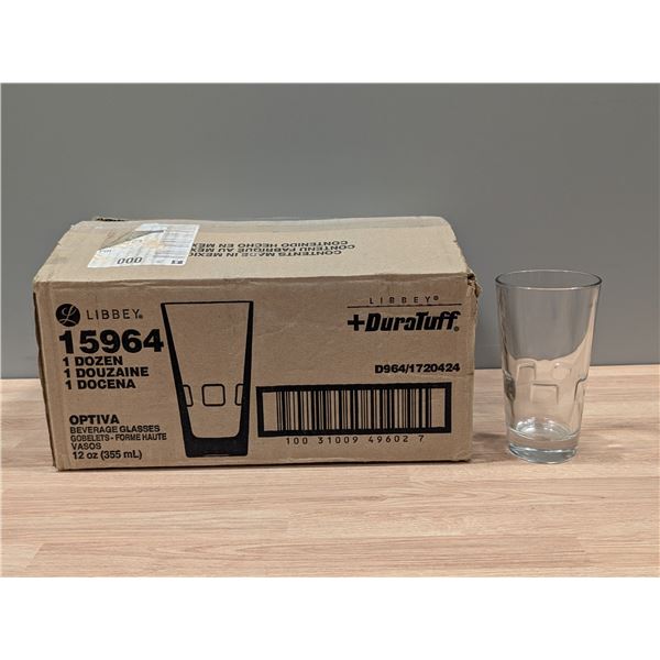 Libbey 15964 12oz Beverage Glasses - Lot of 12 | EC4