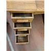 Image 4 : *Six Drawer Wooden Typewriter Desk and Wooden Chair No Shipping