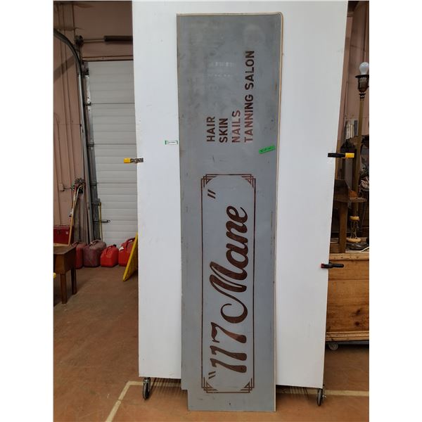 * 117 Mane Salon Sign No Shipping