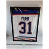 Image 1 : #Framed Grant Fuhr Autographed Jersey w/Certificate Of Authenticity