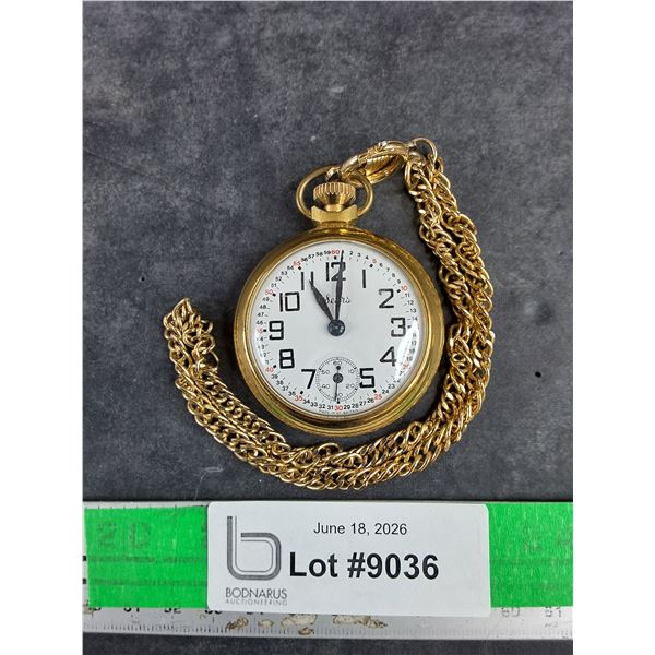 Vintage Sears Pocket Watch - As is