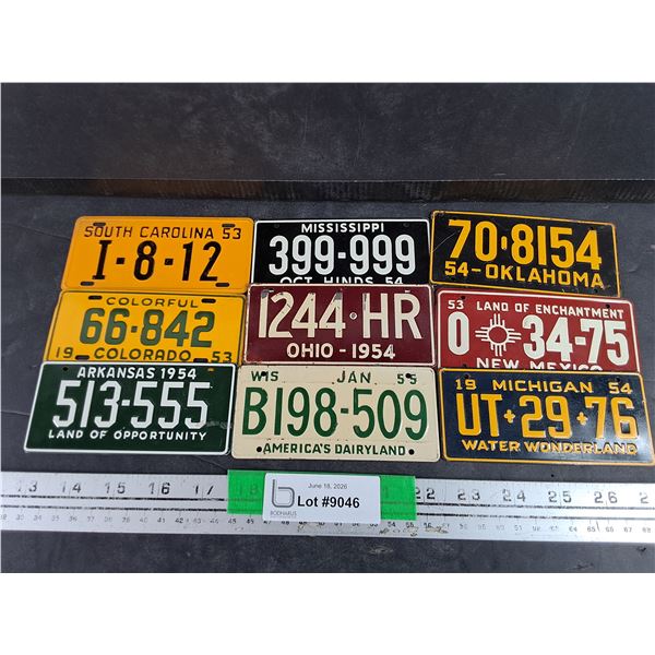 Assorted Decorative Mini Licence Plates