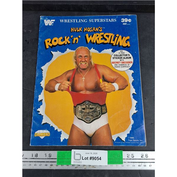 Vintage Wrestling Superstars Hulk Hogans Rock n Wrestling Magazine
