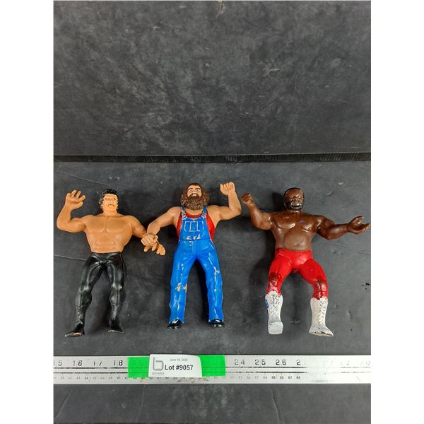 Assorted Vintage Wrestler Figures