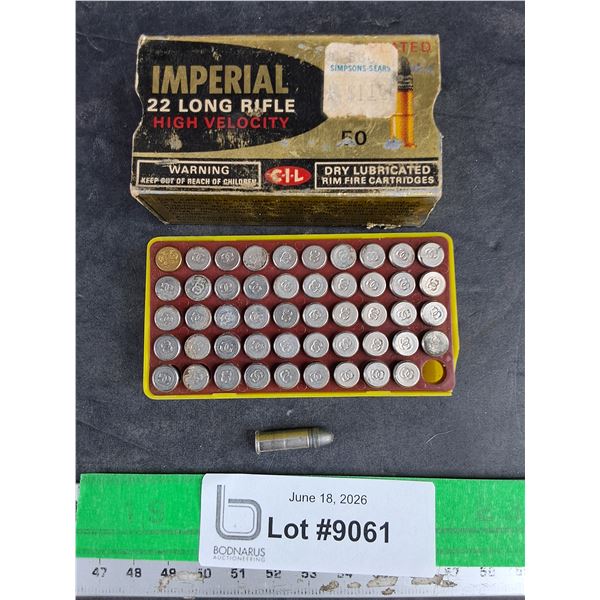 *^Imperial 22 Long Rifle High Velocity Ammo Rounds - PAL Required, PICKUP ONLY
