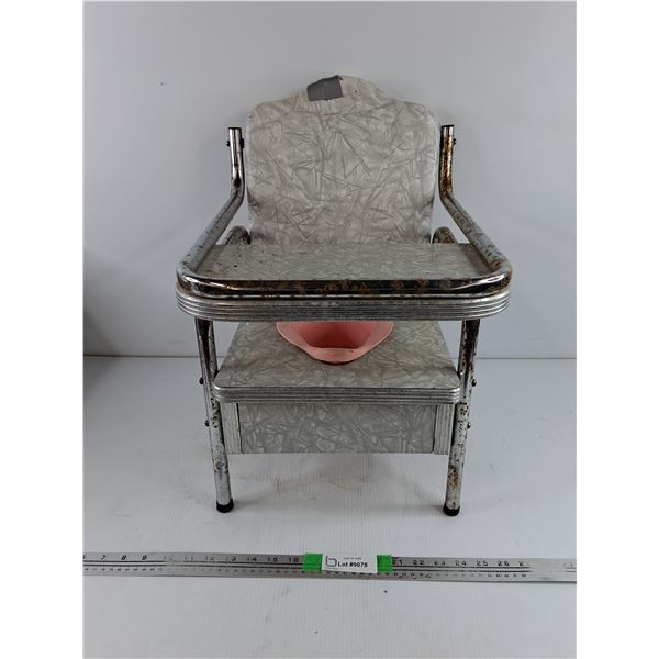 #Vintage Metal Child's Porta Potty