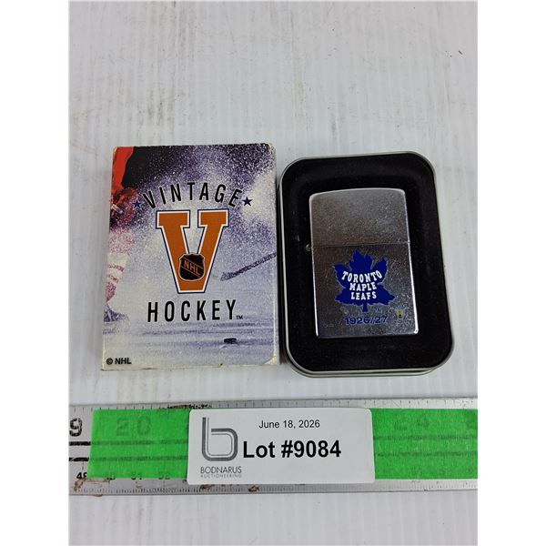 Vintage NHL Toronto Maple Leafs Zippo Lighter