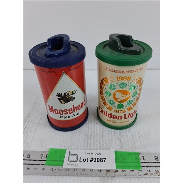 Moosehead & Golden Light Vintage Lighter Holders