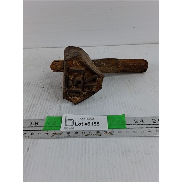 Antique Logging Stamp