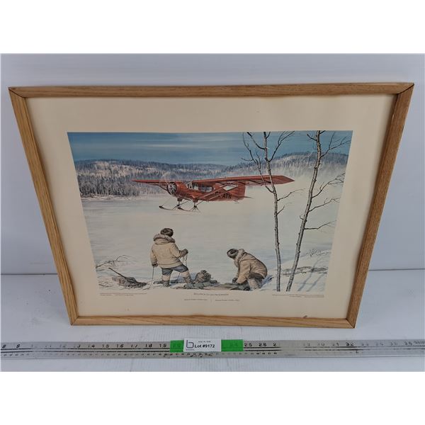 Framed Bellanca CH300 Pacemaker Print 21" x 17"