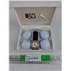 Image 1 : Swiss Esquire Quartz Watch & Golf Ball Gift Set - As Is