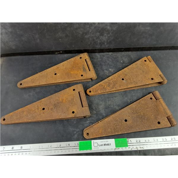 (4) Vintage Heavy Duty Hinges