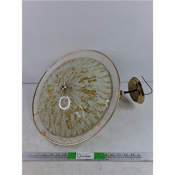 Vintage Ceiling Light Fixture - As Is