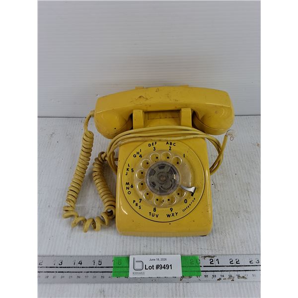 Vintage ITT Rotary Phone - As Is