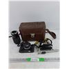 Image 1 : Vintage Nikon Film Camera, Lens & Camera Bag - As Is