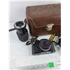 Image 2 : Vintage Nikon Film Camera, Lens & Camera Bag - As Is
