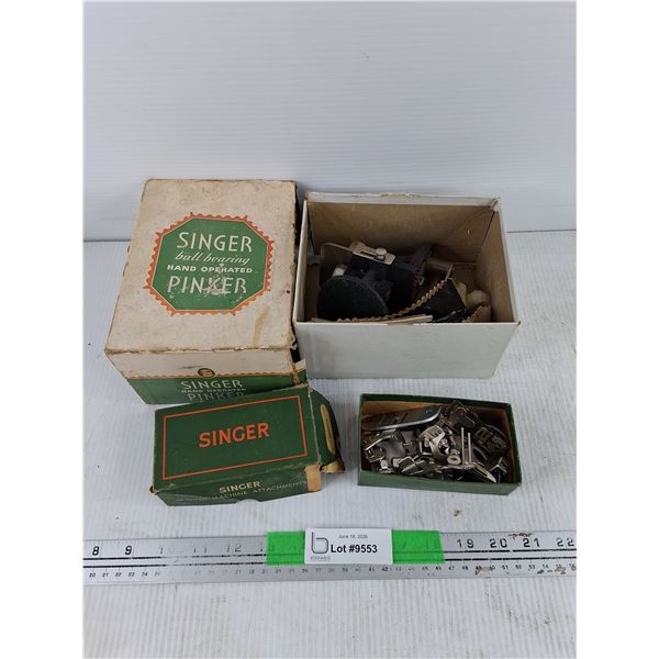 Vintage Singer Ball Bearing & Sewing Machine Attachments