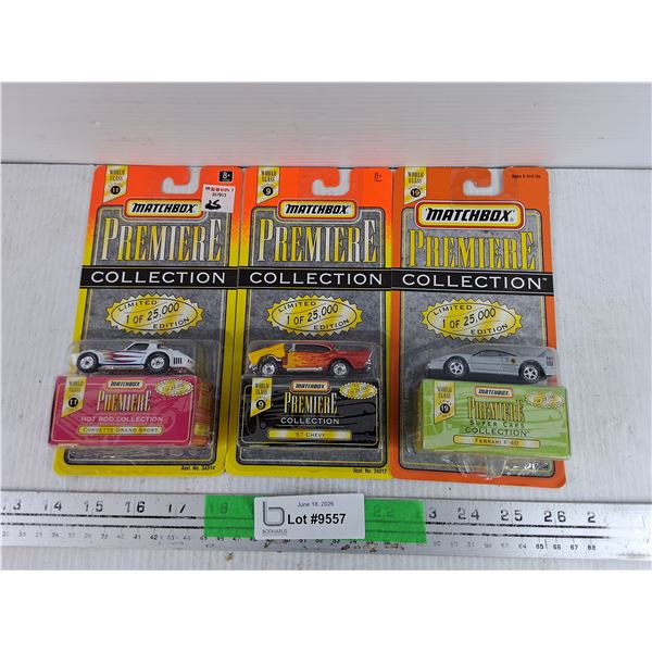 Matchbox Premiere Collection Limited Edition Toy Cars - Sealed