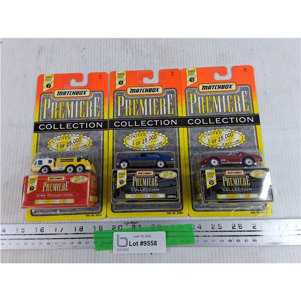 Matchbox Premiere Collection Limited Edition Toy Cars - Sealed