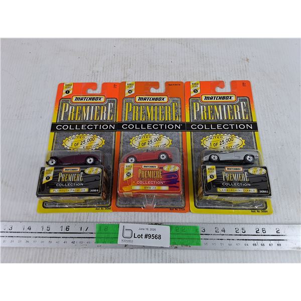 Matchbox Premiere & Drop Tops Collection Limited Edition Toy Cars - Sealed