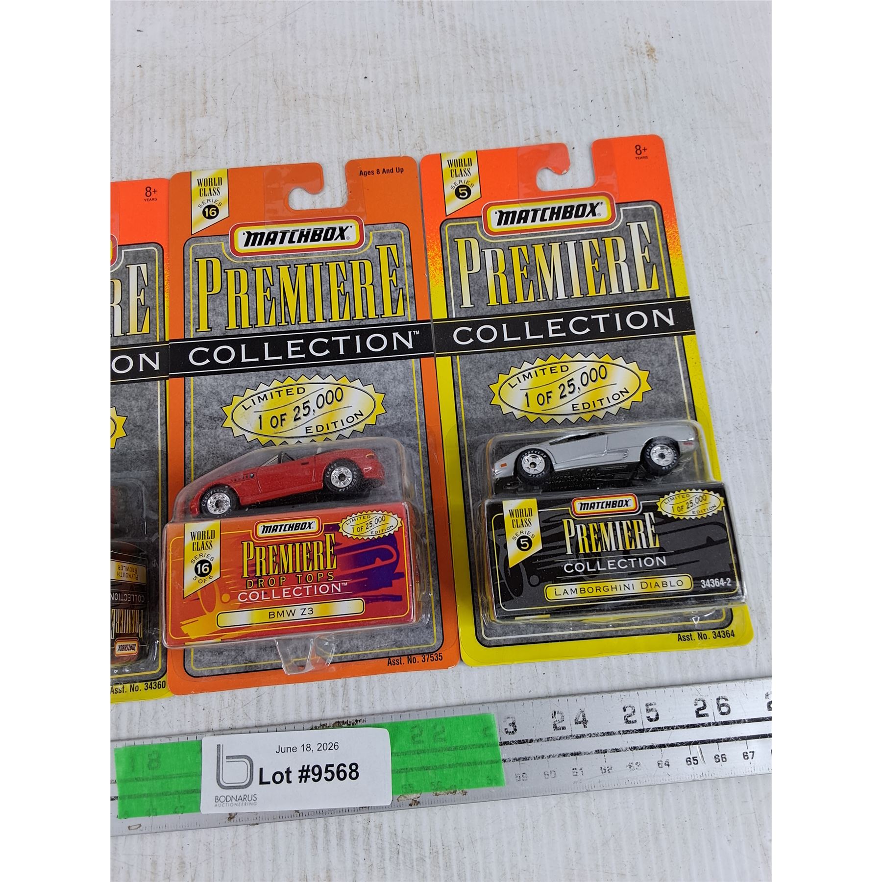 Matchbox Premiere & Drop Tops Collection Limited Edition Toy Cars ...