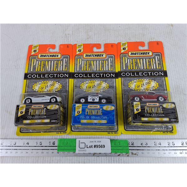 Matchbox Premiere & Police Collection Limited Edition Toy Cars - Sealed