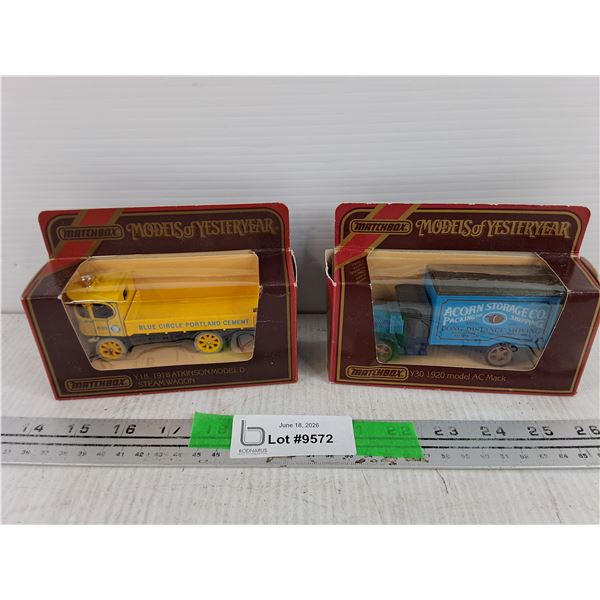 Matchbox Models of Yesteryear 1918 Atkinson Steam Wagon & 1920 Model Ac Mack