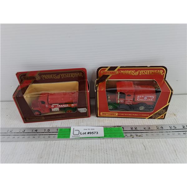 Matchbox Models of Yesteryear 1930 Mack AC & 1912-16 Ford Model T Tanker