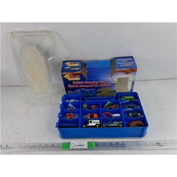 Street Thunder Vehicle Carrying Case w/Assorted Toy Cars