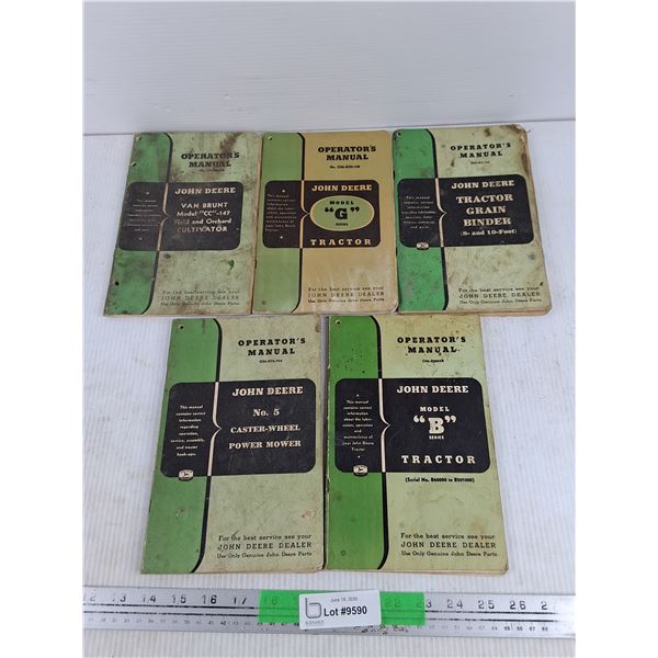 Vintage John Deere Operators Manuals
