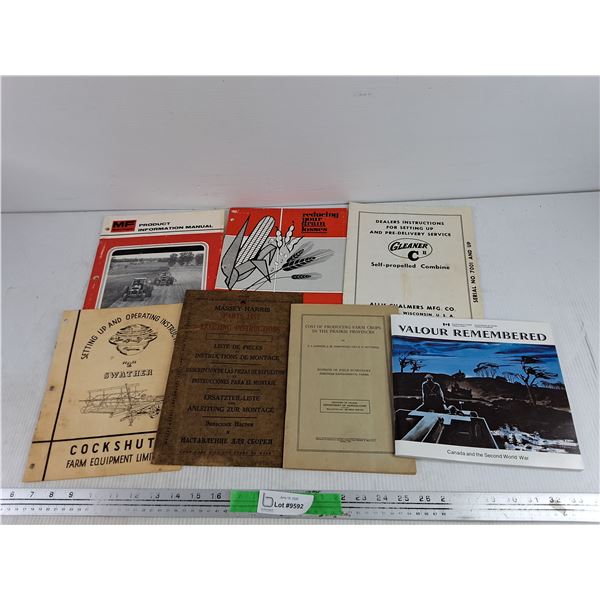 Vintage Maintenance Manuals & Valour Remembered Book