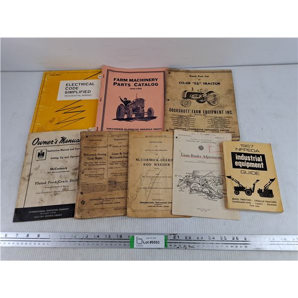 Vintage Equipment Guides & Parts Catalogs