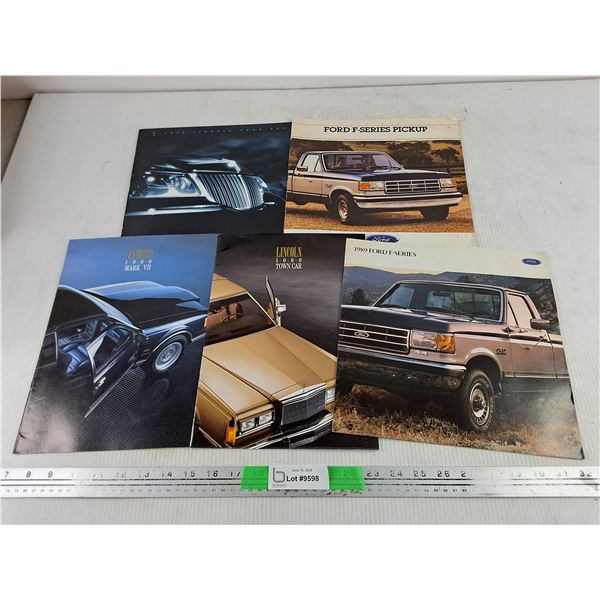 Vintage Ford & Lincoln Brochures