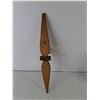 Image 3 : Mid Century Wooden Wall Sconces 19"