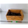 Image 1 : Wood Crate 12" x 8.5" x 5.75" & Switch Plate Covers
