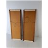 Image 2 : (2) Gravel Wall Art Pieces 24" x 8.75"