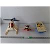 Image 1 : Vintage Fisher Price Toy Boat, Plane & Helicopter