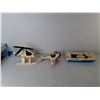Image 2 : Vintage Fisher Price Toy Boat, Plane & Helicopter