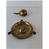 Image 2 : Brass Lot- Ashtray & Animal Figurines