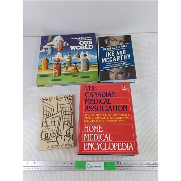 Assorted Books - National Geographic, David A. Nichols, Home Medical Encyclopedia, Misc
