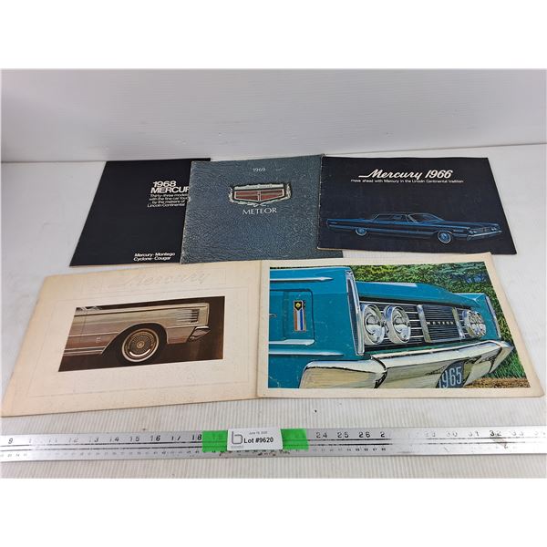 Vintage Lincoln Mercury Brochures