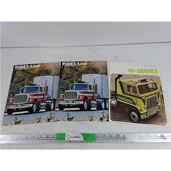 Ford L Line & W Series Truck Brochures